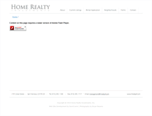 Tablet Screenshot of hrealtysf.com